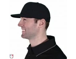 Richardson Surge Fitted Base Umpire Cap - 6 Stitch -UMP ATTIRE Shop 540 Richardson Surge Fitted Plate Base Umpire Cap 6 Stitch Worn Side View