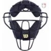 Wilson Dyna-Lite Aluminum Umpire Mask With Memory Foam -UMP ATTIRE Shop A3009AL Wilson Dyna Lite Aluminum Umpire Mask Front