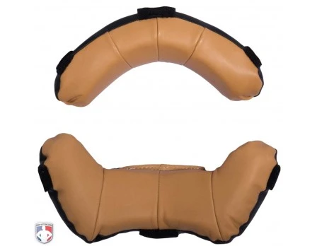 Wilson MLB Two Tone Umpire Mask Replacement Pads - Black And Tan 6 Wilson MLB Two Tone Umpire Mask Replacement Pads - Black And Tan - Image 4