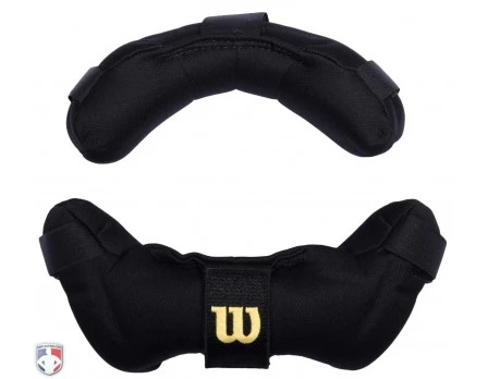 Wilson Memory Foam Umpire Mask Replacement Pads - Black 2 Wilson Memory Foam Umpire Mask Replacement Pads - Black