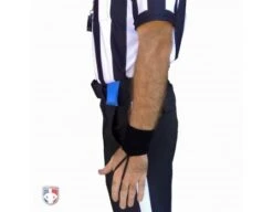 Smitty 3" Black Sweatband Referee Down Indicator -UMP ATTIRE Shop ACS 516 WORN Side Closeup 1