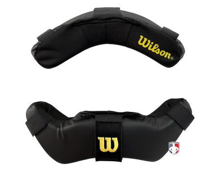 Wilson Synthetic Leather Umpire Mask Replacement Pads - Black 3 Wilson Synthetic Leather Umpire Mask Replacement Pads - Black
