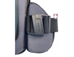 Wilson MLB West Vest Pro Gold 2 Memory Foam Umpire Chest Protector -UMP ATTIRE Shop B720 Wilson MLB West Vest Pro Gold 2 Memory Foam Chest Protector fidlock buckle closed 1