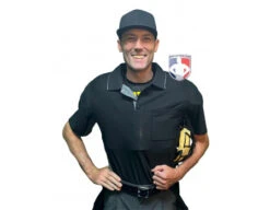 Wilson MLB West Vest Pro Gold 2 Air Management Umpire Chest Protector 16 Wilson MLB West Vest Pro Gold 2 Air Management Umpire Chest Protector -UMP ATTIRE Shop B7204 Wilson MLB West Vest Pro Gold 2 Air Management Umpire Chest Protector worn front shirt