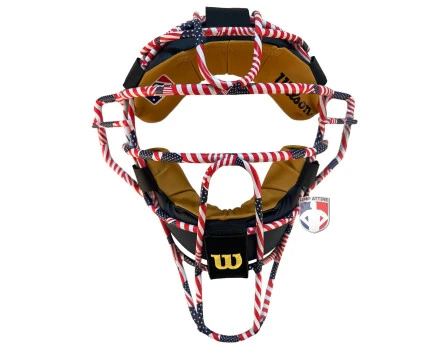 Wilson MLB USA Dyna-Lite Aluminum Umpire Mask With Two-Tone 3 Wilson MLB USA Dyna-Lite Aluminum Umpire Mask With Two-Tone