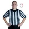 Smitty "Elite" Performance Interlock V-Neck Referee Shirt -UMP ATTIRE Shop BK 203 Front