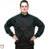 Smitty Track Style Basketball / Wrestling Referee Jacket - Black -UMP ATTIRE Shop BK 232 Smitty Track Style Basketball Wrestling Black Referee Jacket Worn Front View