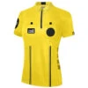 Capelli Sport Women's Official 1/4 Zip Soccer Referee Shirt - Yellow And Black -UMP ATTIRE Shop CAP W YWBK SS Capelli Sport Women s Official 1 4 Zip Soccer Referee Shirt Yellow and Black front