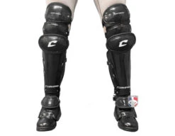 Champro Pro-Plus Triple Knee Umpire Shin Guards -UMP ATTIRE Shop CG3 Champro Pro Plus Triple Knee Umpire Shin Guards Worn Front new logo