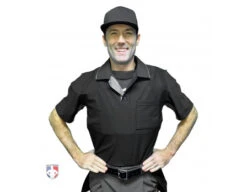 Champro Pro-Plus Umpire Chest Protector -UMP ATTIRE Shop CP135 Champro Pro Plus Umpire Chest Protector front worn shirt