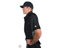 All-Star Internal Shell Umpire Chest Protector -UMP ATTIRE Shop CPU26 All Star Internal Shell Umpire Chest Protector Worn Side View with Shirt