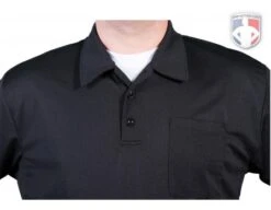 Smitty Vertical Stripe Umpire Shirt - Black 15 Smitty Vertical Stripe Umpire Shirt - Black -UMP ATTIRE Shop Eric BB310SSBlack Collar