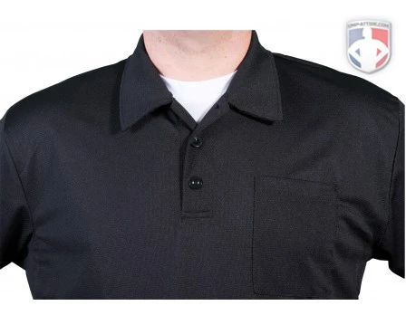 Smitty Vertical Stripe Umpire Shirt - Black 7 Smitty Vertical Stripe Umpire Shirt - Black - Image 5