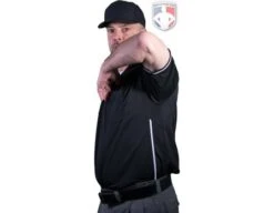 Smitty Vertical Stripe Umpire Shirt - Black 16 Smitty Vertical Stripe Umpire Shirt - Black -UMP ATTIRE Shop Eric BB310SSBlack Panel