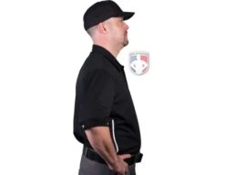 Smitty Vertical Stripe Umpire Shirt - Black 14 Smitty Vertical Stripe Umpire Shirt - Black -UMP ATTIRE Shop Eric BB310SSBlack Right