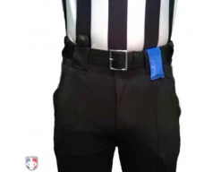 Premium Skinny Referee Throw Down Bag -UMP ATTIRE Shop F11 BL Premium Skinny Referee Royal Blue Throw Down Bag Worn Front View