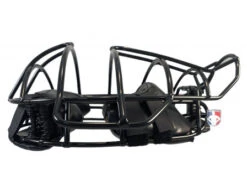 Force3 Defender Umpire Mask -UMP ATTIRE Shop F3 DEF BK BK Force3 Defender Umpire Mask with Black flat side