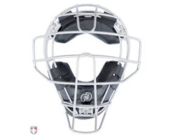 Force3 Silver Defender Umpire Mask With Black