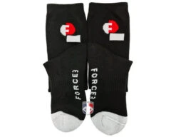 Force3 3-Pack Ultimate Referee / Umpire Socks -UMP ATTIRE Shop F3 ULT SOX BK Force3 Ultimate Referee Umpire Socks flat 2