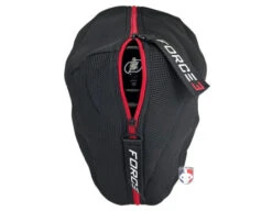 Force3 Black Defender XS3 Hockey Style Umpire Helmet -UMP ATTIRE Shop F3 XS3 BK Force3 Black Defender XS3 Hockey Style Umpire Helmet carry bag front