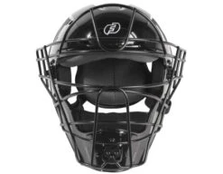 Force3 Black Defender XS3 Hockey Style Umpire Helmet -UMP ATTIRE Shop F3 XS3 BK Force3 Black Defender XS3 Hockey Style Umpire Helmet front