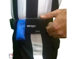 RefSmart Universal Game Day Umpire / Referee Timer -UMP ATTIRE Shop FB 2540 RefSmart Universal Game Day Timer Worn Closeup