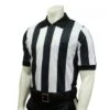 Smitty 2 1/4" Stripe Short Sleeve Mesh Football Referee Shirt -UMP ATTIRE Shop FB137 SMITTY 2 1 4 STRIPE SHORT SLEEVE MESH FOOTBALL REFEREE SHIRT 2
