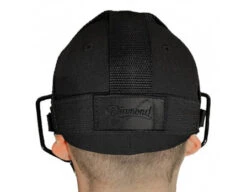 Diamond ECLIPSE All-Black IX3 Aluminum Umpire Mask -UMP ATTIRE Shop FM RH ECL Diamond Eclipse Umpire Mask Harness Worn Back 7