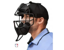 All-Star Matte Black System 7 Steel Umpire Mask With UltraCool -UMP ATTIRE Shop FM4000 MBK All Star Matte Black System 7 Steel Umpire Mask with UltraCool side