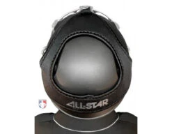 All-Star Delta Flex Umpire Mask Replacement Harness -UMP ATTIRE Shop FMHPRO SBK All Star Delta Flex Umpire Mask Replacement Harness birdseye with skull cap