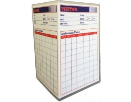 RefSmart Rewritable Umpire Mound Trips And Information Card 3 RefSmart Rewritable Umpire Mound Trips And Information Card