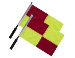 Champion Soccer Flags Set - Checkered Yellow & Red 9 Champion Soccer Flags Set - Checkered Yellow & Red -UMP ATTIRE Shop LF2 Champion Soccer Flags Set Checkered Yellow Red angled