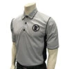 Minnesota (MSHSL) Men's Short Sleeve Swimming / Volleyball Referee Shirt - Grey -UMP ATTIRE Shop MINNESOTAUSA407 GY