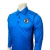 Minnesota (MSHSL) Men's Long Sleeve Swimming / Volleyball Referee Shirt - Bright Blue -UMP ATTIRE Shop MINNESOTAUSA408 BB
