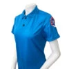 Missouri (MSHSAA) Women's Short Sleeve Volleyball Referee Shirt - Bright Blue