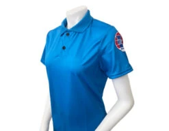 Missouri (MSHSAA) Women's Short Sleeve Volleyball Referee Shirt - Bright Blue
