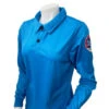 Missouri (MSHSAA) Women's Long Sleeve Volleyball Referee Shirt - Bright Blue -UMP ATTIRE Shop MISSOURIUSA440 BB