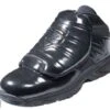 New Balance V3 All-Black Mid-Cut Umpire Plate Shoes -UMP ATTIRE Shop MU460XB3 New Balance V3 All Black Mid Cut Umpire Plate Shoes Outside Front Angled View