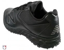 New Balance V3 All-Black Low-Cut Umpire Base Shoes -UMP ATTIRE Shop MU950AK3 New Balance V3 All Black Low Cut Umpire Base Shoes Outside Back Angled View