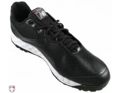 New Balance V3 Black & White Low-Cut Umpire Base Shoes -UMP ATTIRE Shop MU950XT3 New Balance V3 Black White Low Cut Umpire Base Shoes Inside Front Angled View