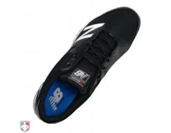 New Balance V3 Black & White Low-Cut Umpire Base Shoes -UMP ATTIRE Shop MU950XT3 New Balance V3 Black White Low Cut Umpire Base Shoes Top View