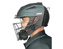 All-Star Matte Black MVP5 Umpire Helmet -UMP ATTIRE Shop MVP5 All Star Matte Black MVP5 Umpire Helmet side