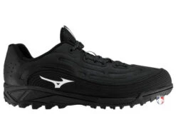 Mizuno Ambition 3 All-Surface All-Black Low-Cut Field Shoes -UMP ATTIRE Shop MZ AB3L BL Mizuno Ambition 3 All Surface All Black Low Cut Field Shoes side 2