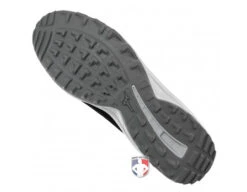 Mizuno Ambition 3 All-Surface Black & White Mid-Cut Field Shoes -UMP ATTIRE Shop MZ AB3M BW Mizuno Ambition 3 All Surface Black White Shoes bottom