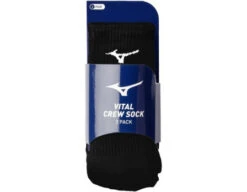 Mizuno 3-Pack Vital Crew Socks -UMP ATTIRE Shop MZ CREW3PK Mizuno Vital Crew Sock 3 Pack package
