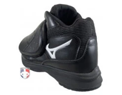 Mizuno Pro Wave Black & White Mid-Cut Umpire Plate Shoes -UMP ATTIRE Shop Mizuno Mid Cut Plate Umpire Shoes side 4