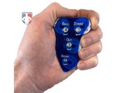 Markwort 4-Dial Precision Blue Umpire Indicator With Score - 4/3/3 Count -UMP ATTIRE Shop PP IBL Markwort 4 Dial Precision Blue Umpire Indicator with Score 4 3 3 Count in hand