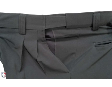 Smitty Performance Poly Spandex Charcoal Grey Umpire Plate Pants With Expander Waistband 5 Smitty Performance Poly Spandex Charcoal Grey Umpire Plate Pants With Expander Waistband - Image 3