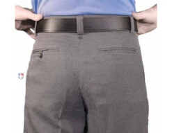 Smitty Heather Grey Umpire Base Pants With Expander Waistband -UMP ATTIRE Shop S11X attempt 2 Smitty Heather Grey Base Pants back