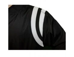 Smitty Collegiate Style Basketball Referee Jacket - Black With White Trim -UMP ATTIRE Shop S227 BK Shoulder Stripes